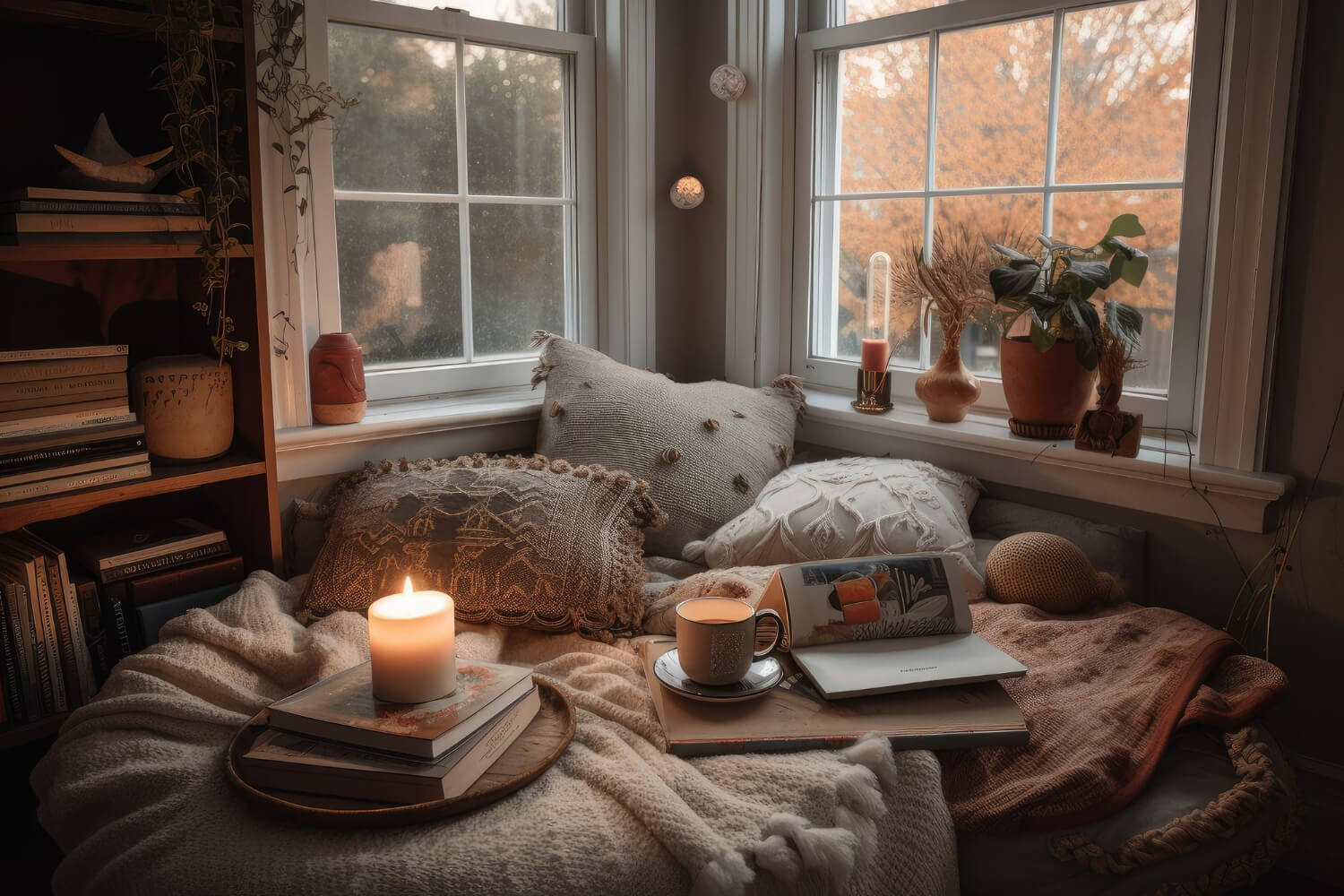 interior design, cozy nook